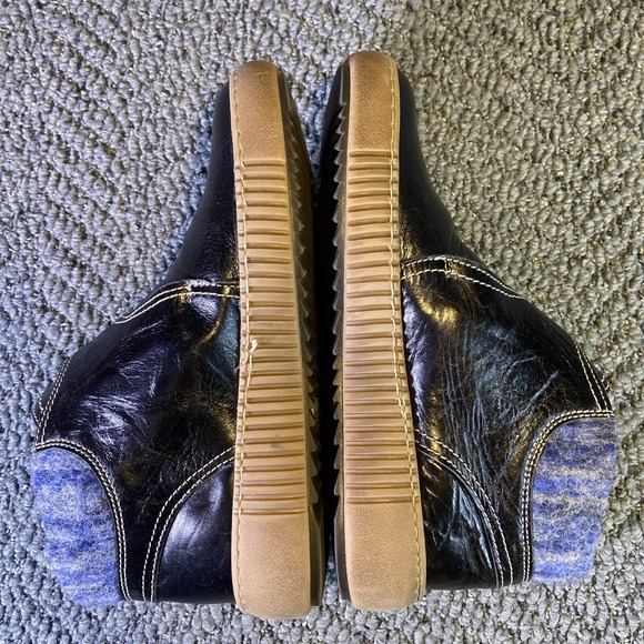 Josef Seibel Maren 25 Black Ankle Boots Leather Buckle Strap Sz 37 Sz 7 - Picture 7 of 13